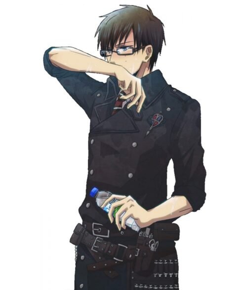 Yukio Okumura Blue Exorcist Wool Black Coat - Image 6