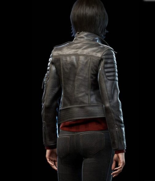 Yuriko Watanabe Spider-Man PS4 Leather Jacket - Image 7