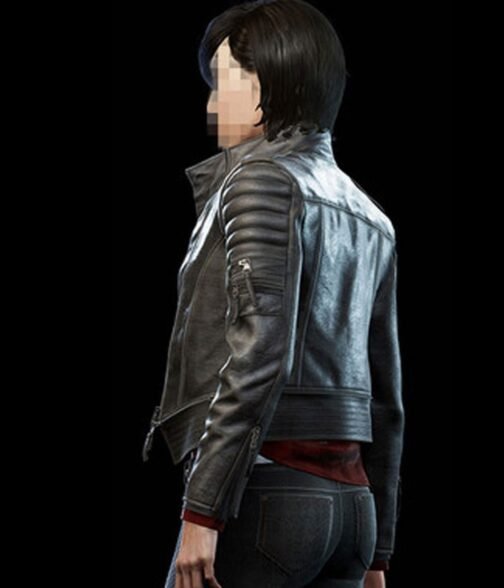 Yuriko Watanabe Spider-Man PS4 Leather Jacket - Image 8