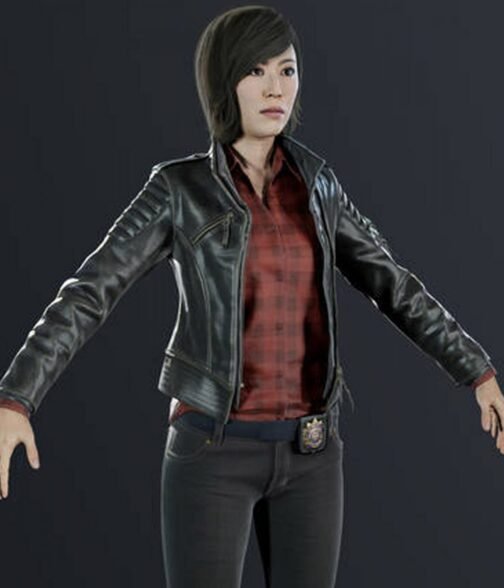 Yuriko Watanabe Spider-Man PS4 Leather Jacket - Image 11