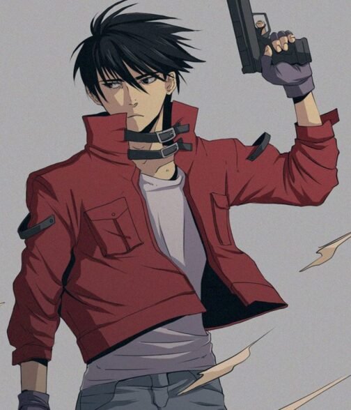 Yuyu Hakusho Sniper Red Cotton Jacket - Image 13