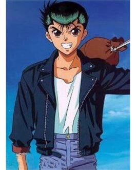 Yusuke Urameshi Yuyu Hakusho Biker Black Jacket