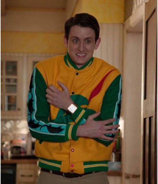Zach Woods Silicon Valley Donald Dunn Varsity Jacket - Image 2