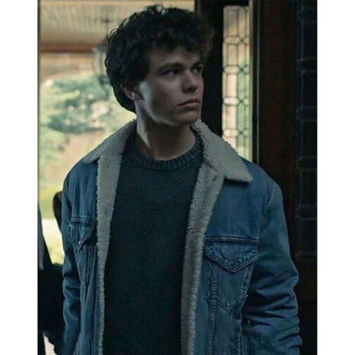 Chucky Season 2 Zackary Arthur Shearling Denim Jacket - Image 5