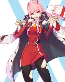 Zero Two Darling in the Franxx White Coat