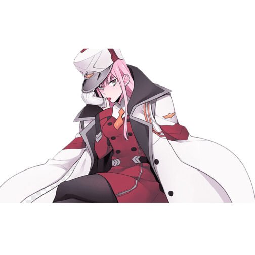 Zero Two Darling in the Franxx White Coat - Image 4
