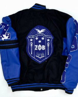 Zeta Phi Beta Ole Skool Letterman Jacket