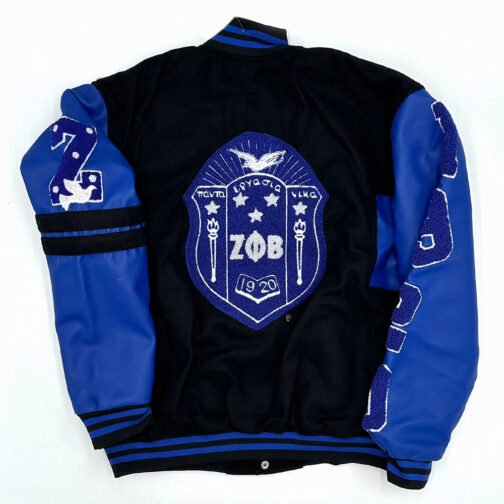 Zeta Phi Beta Ole Skool Letterman Jacket - Image 2
