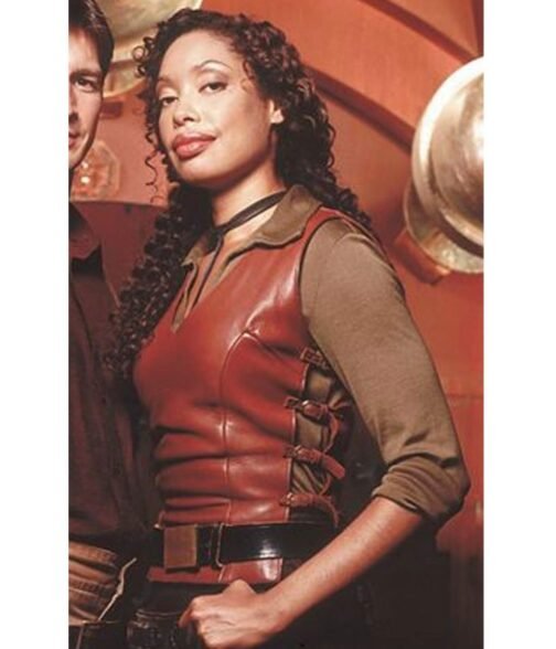 Gina Torres Firefly Leather Vest - Image 6