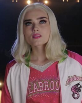 Zombies 3 Meg Donnelly Pink and White Satin Jacket