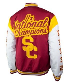 USC Trojans Cardinal SC Interlock Elite Cotton Jacket