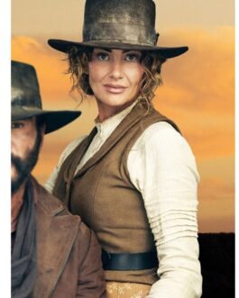 Faith Hill 1883 Brown Vest
