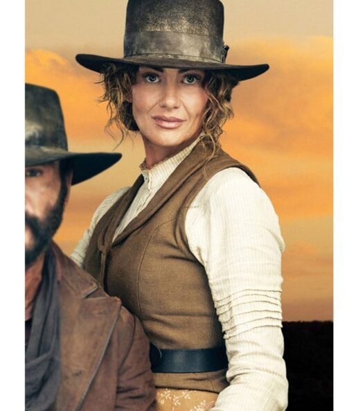 Faith Hill 1883 Brown Vest - Image 2