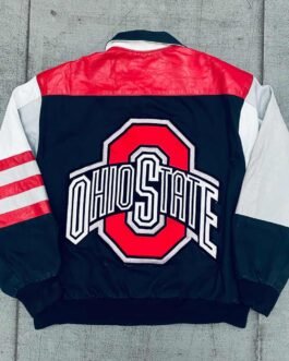1990’s Ohio State Buckeyes Navy and White Jacket