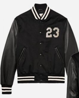 23 Humanz Black Varsity Letterman Jacket