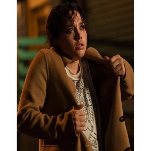 A Good Person Florence Pugh Coat - Image 4
