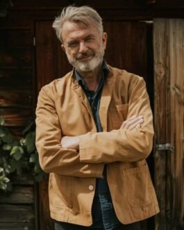 Sam Neill A New Zealand Treasure Brown Jacket