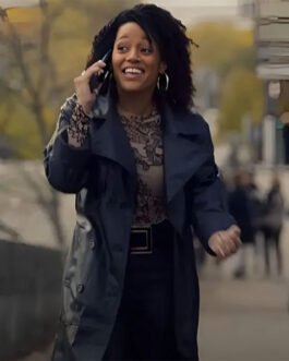 A Paris Proposal Bethany Brown Leather Coat