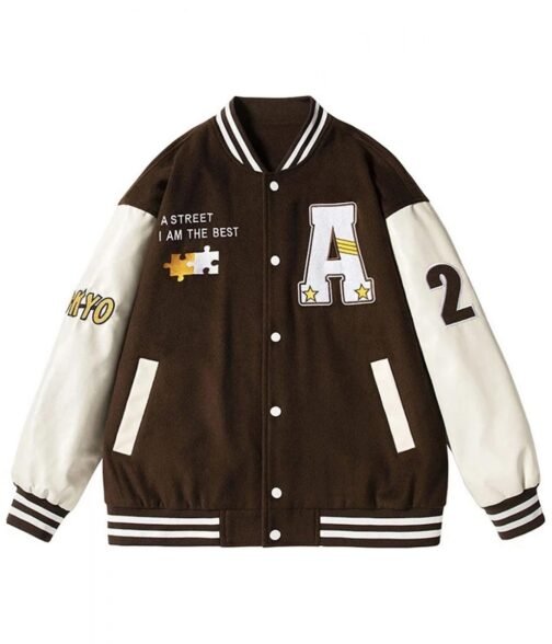 Tokyo A Street I am The Best Letterman Jacket - Image 3