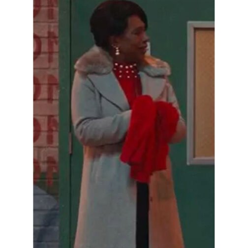 Abbott Elementary Sheryl Lee Ralph Gray Coat - Image 7