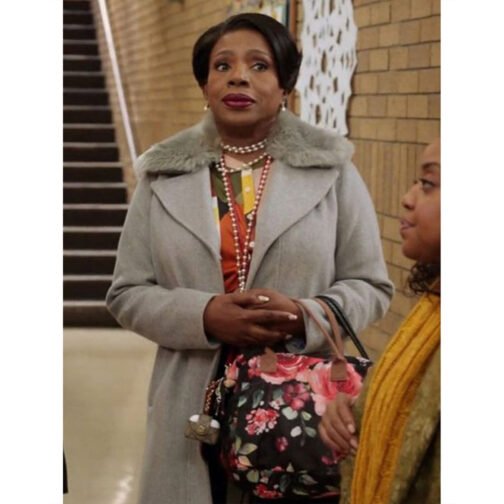 Abbott Elementary Sheryl Lee Ralph Gray Coat - Image 12