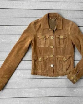 National Treasure Diane Kruger Brown Suede Leather Jacket