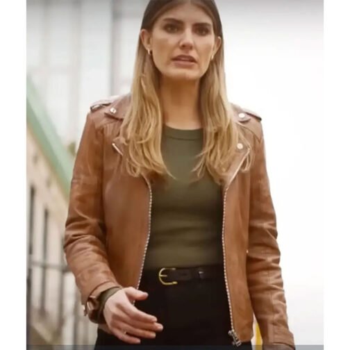 Quantum Leap S02 Caitlin Bassett Leather Jacket - Image 2