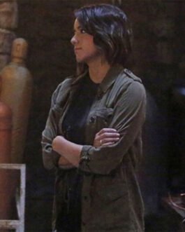 Agents of Shield Season 3 Chloe Bennet Green Jacket