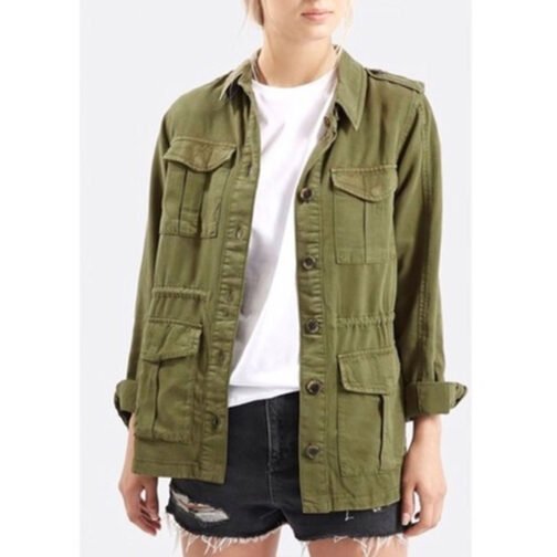 Agents of Shield Season 3 Chloe Bennet Green Jacket - Image 3