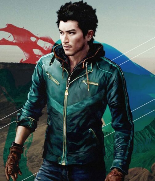 Ajay Ghale Far Cry Green Leather Jacket - Image 2