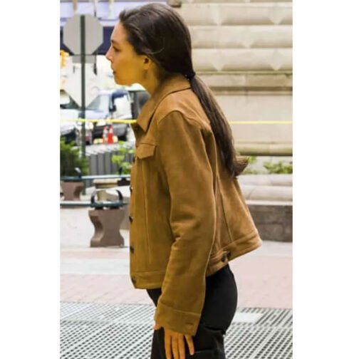 FBI Most Wanted S03 Alexa Davalos Suede Jacket - Image 6