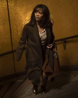 All The Old Knives Thandiwe Newton Brown Coat