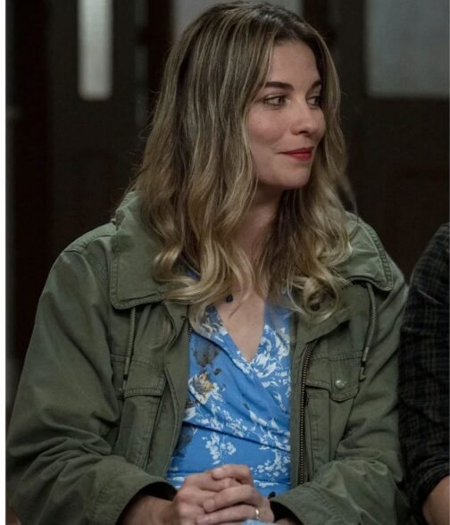 Kevin Can F**k Himself Annie Murphy Green Jacket - Image 5