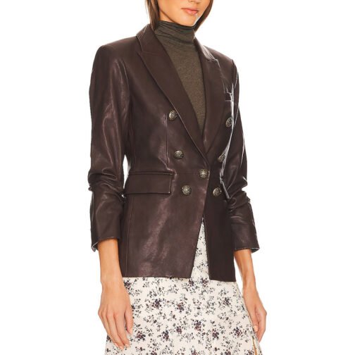 The Other Black Girl Alyshia Ochse Leather Jacket - Image 5