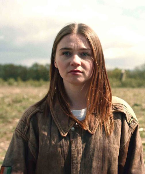 Alyssa The End of the F***ing World Bomber Leather Jacket - Image 10