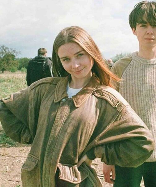 Alyssa The End of the F***ing World Bomber Leather Jacket - Image 9