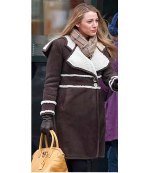 Brown Amanda Holden Suede Leather Coat - Image 2