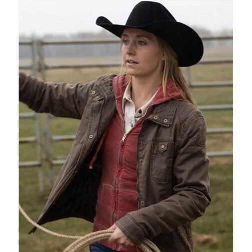 Amber Marshall Heartland Season 13 Cotton Jacket - Image 2