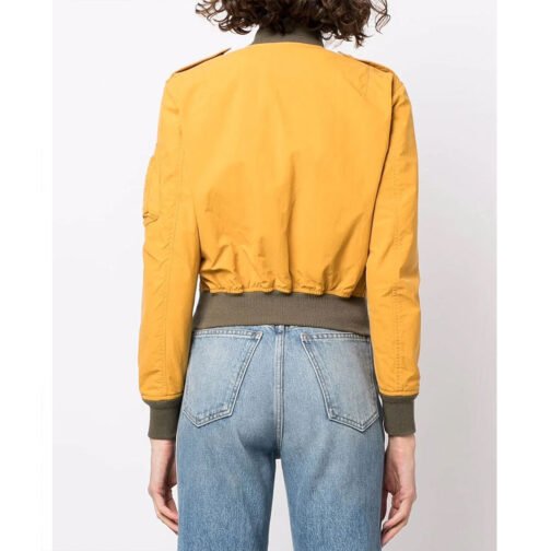 Amrit Kaur The Sex Lives of College Girls Yellow Bomber Jacket - Image 3