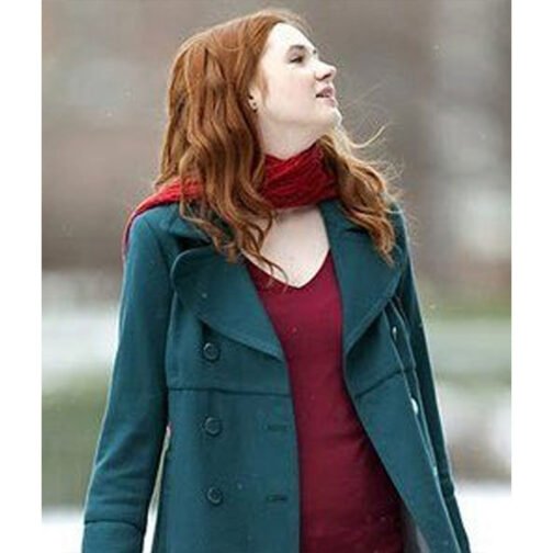 Doctor Who Season 5 Karen Gillan Aqua Coat - Image 4
