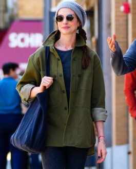 Wecrashed Anne Hathaway Green Jacket