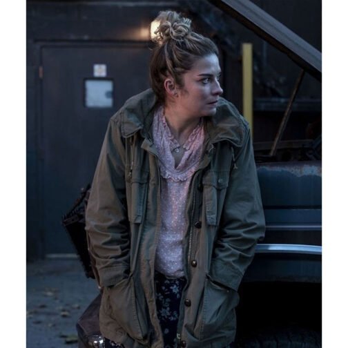 Kevin Can F**k Himself Annie Murphy Green Jacket - Image 10