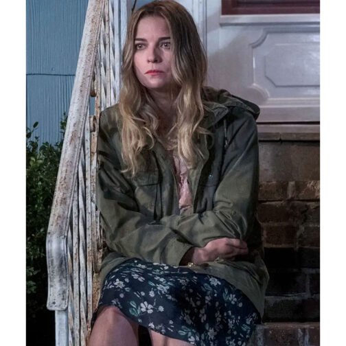 Kevin Can F**k Himself Annie Murphy Green Jacket - Image 11