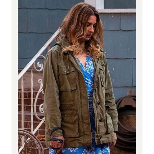 Kevin Can F**k Himself Annie Murphy Green Jacket - Image 6