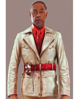 Anton Castillo Far Cry 6 White Leather Coat