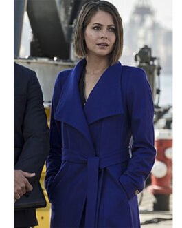 Arrow Season 4 Willa Holland Blue Coat
