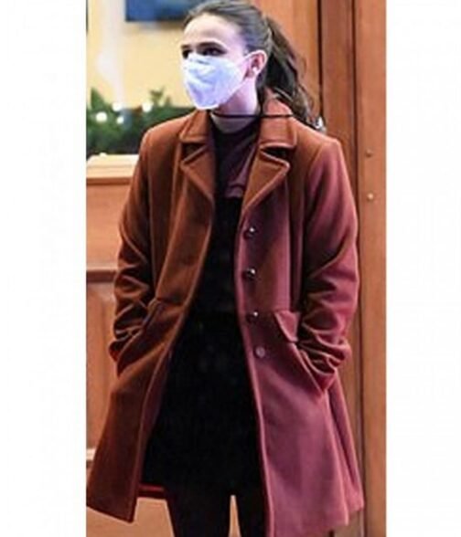 Ava Russo Hawkeye Brown Wool Coat - Image 3