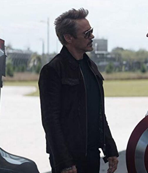 Avengers Endgame Robert Downey Jr. Cotton Jacket - Image 3