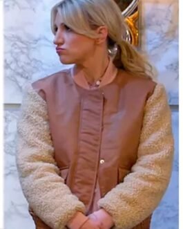 Annaleigh Ashford B Positive Season 02 Bomber Brown Jacket