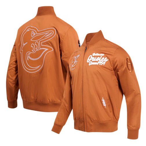 Baltimore Orioles Area Code Brown Jacket - Image 3